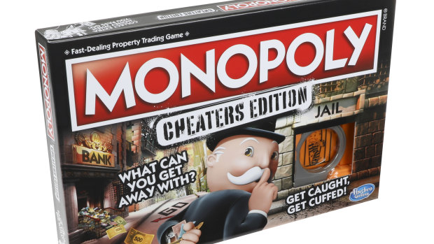 It's Monopoly, but with a sneaky twist.