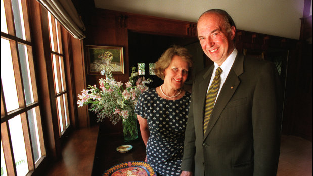 Sir James and Lady Gobbo pictured in 2008.