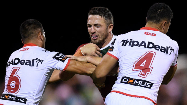 Best policy: Sam Burgess expects honesty from his new coach, Wayne Bennett. 