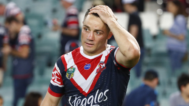 Back up: Cooper Cronk is being handicapped by a lack of Roosters possession.