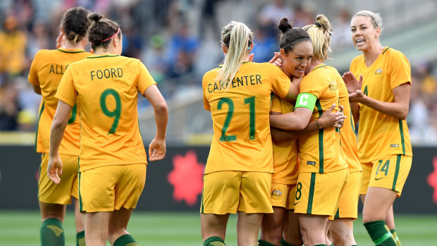 Going global: The Matildas are looking to continue leaving their mark on Asia by qualifying for the World Cup.