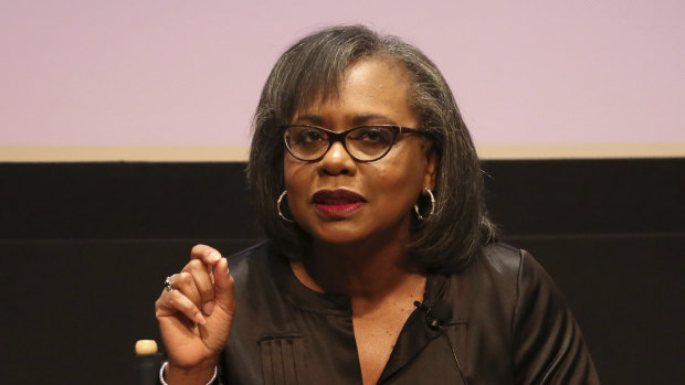 Anita Hill, who accused Supreme Court Justice Clarence Thomas of sexual harassment.