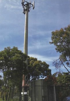 The Mount Eliza phone tower was set alight on October 7, causing more than $1 million worth of damage.