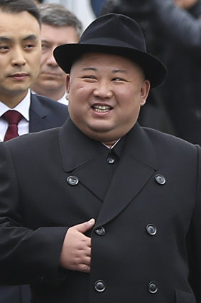 Kim Jong-un arrives in Vladivostok for his first meeting with Vladimir Putin. 