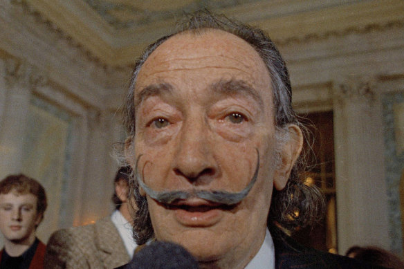 Spanish surrealist painter Salvador Dali in 1973.