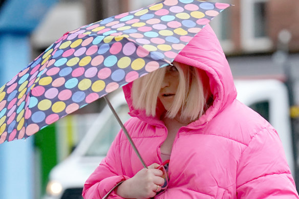 Isla Bryson, 31, formerly known as Adam Graham and then Annie Bryson, arriving at the court in Glasgow.