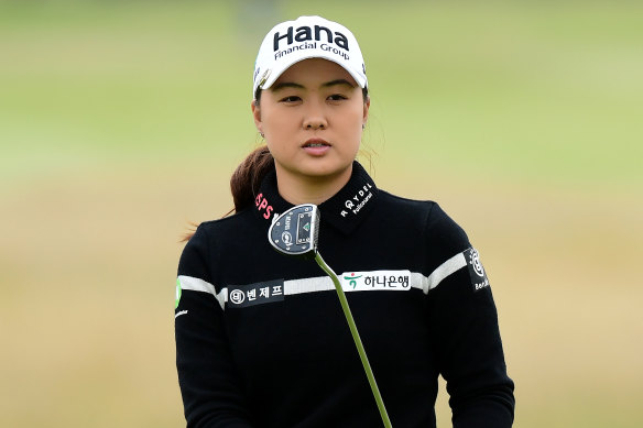 Australia's Minjee Lee is in contention at the Women's British Open.