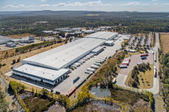 A Woolworths distribution centre in western Sydney is expected to sell for about $110m