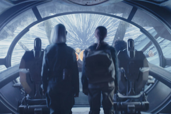 Heading into deep space in Star Wars: Skeleton Crew.