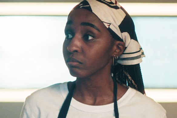 Ayo Edebiri as Chief Sidney: A character who spends the entire season on television deciding wordlessly whether to say yes to a job offer. 