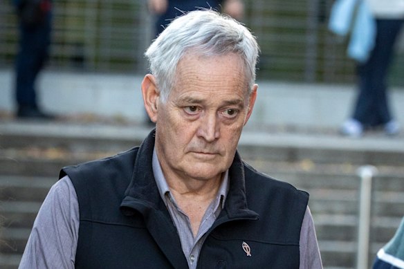 Ian Wilkinson leaves court.