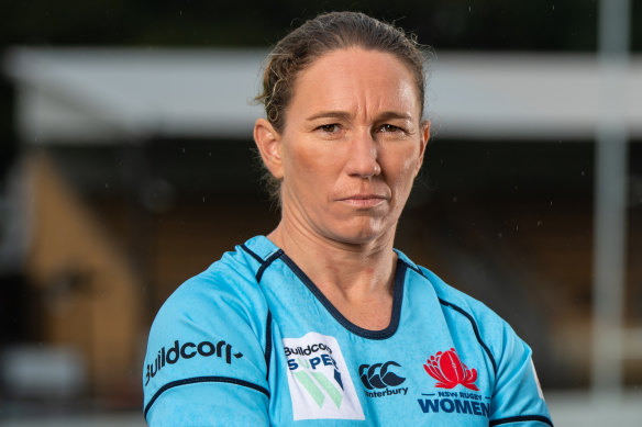 Former Waratahs and Wallaroos captain Ash Hewson.