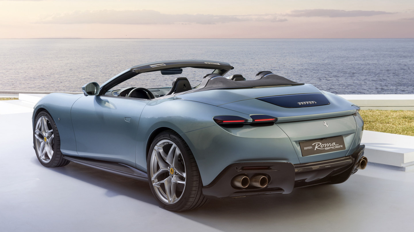 Ferrari sets Australian price for Roma Spider, designed by Flavio