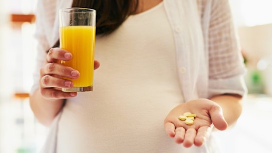 Pregnancy can cause low iron levels, but a supplement (and glass of orange juice) can help.