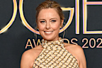 Allison Langdon is decked out in thousands of crystals and beads.