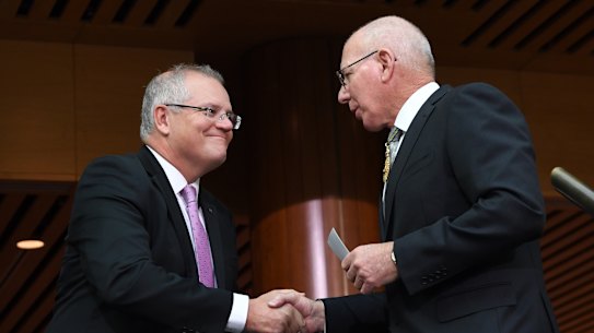David Hurley and Scott Morrison