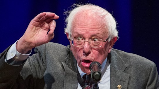 Senator Bernie Sanders, speaks about his new book, 'Where We Go From Here: Two Years in the Resistance' in November.