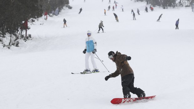 ‘Lovely to have a ski season opening with snow’: NSW slopes blanketed white
