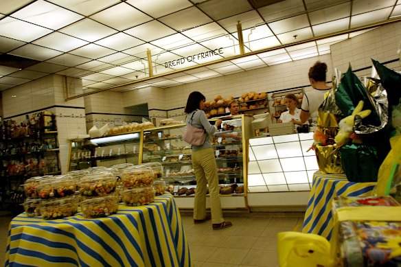 The popular bread counter.