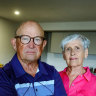 Flooded Rivervue resident Stan Korkliniewski, pictured with wife Cheryl, is calling for a relocation or buyback scheme.