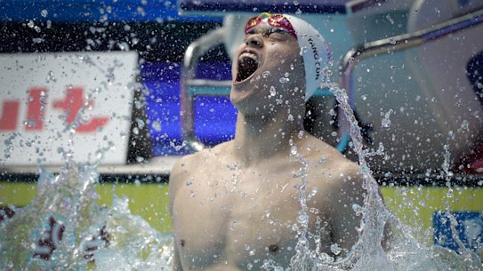 Bloody mess: A firestorm has developed around Sun Yang, but it would have never happened if he didn't smash vials of his blood.