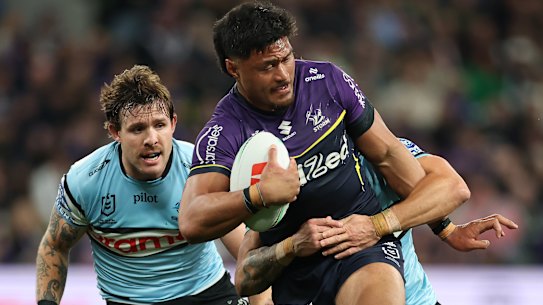 Stefano Utoikamanu has been outstanding up front for Melbourne.