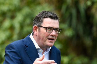 Victorian Premier Daniel Andrews. 