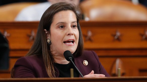 Former president Donald Trump has endorsed New York congresswoman Elise Stefanik for a Republican Party leadership role. 