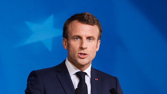 French President Emmanuel Macron.