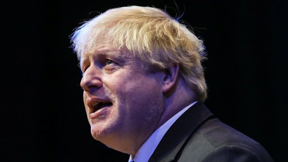 Boris Johnson, former British foreign secretary.