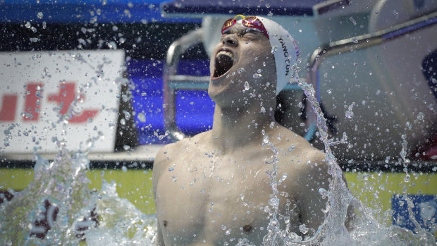 Bloody mess: A firestorm has developed around Sun Yang, but it would have never happened if he didn't smash vials of his blood.