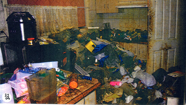 The Melbourne family lived in squalor.