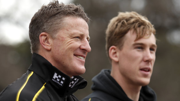 Damien Hardwick's Tigers will hit the road in the final rounds of the season.
