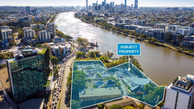 The 1.5 hectare site at 600 Coronation Drive, formerly the ABC Toowong headquarters, is now up for sale.