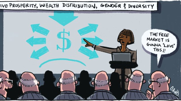 According to a survey of its members conducted last year by the American Economic Association, nearly half of female economists felt discriminated against or treated unfairly on account of their gender.