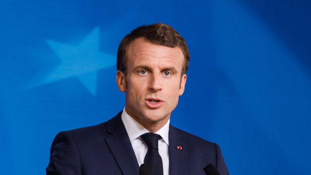 French President Emmanuel Macron.