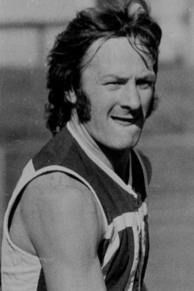 Kevin Sheedy in his playing days in 1974.