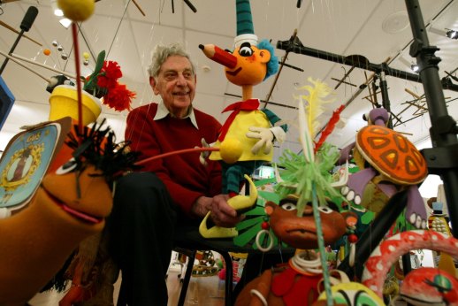 The late Norman Hetherington, the man behind Mr Squiggle, in 2005.