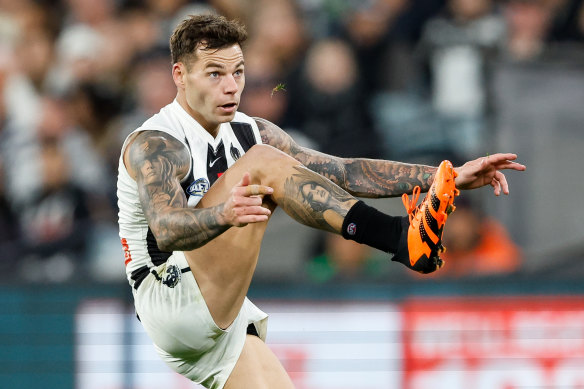 Pies forward Jamie Elliott will have a fitness test on Friday ahead of the clash against West Coast.