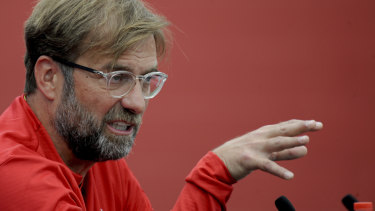 Liverpool manager Juergen Klopp.