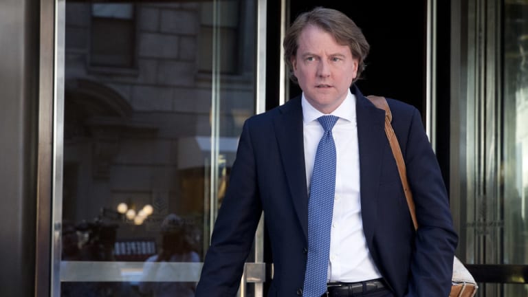 White House counsel Donald McGahn will leave the White House in weeks.
