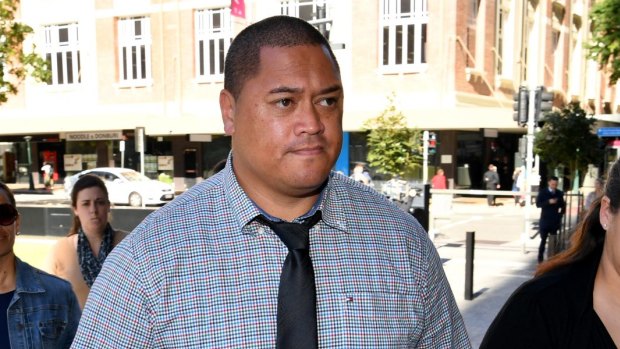 Tamate Heke, arriving for an earlier appearance at Supreme Court, has been sentenced for unlawful striking.