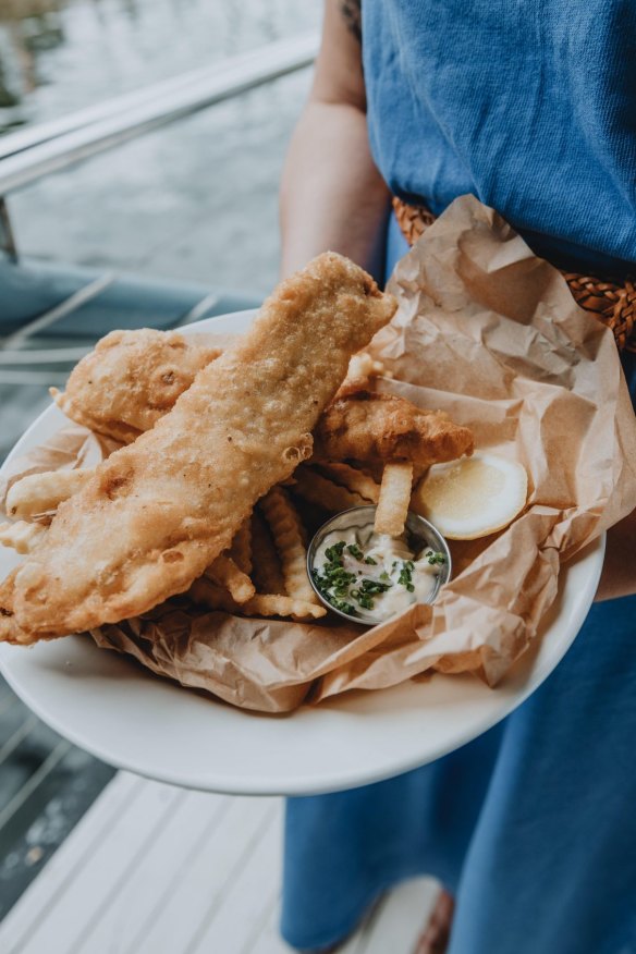 Fish and chips.