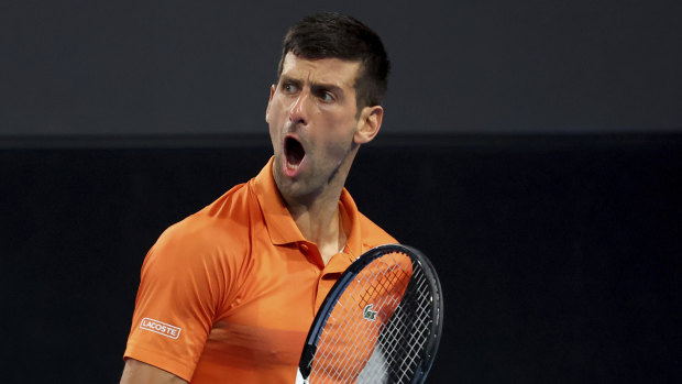 The streak continues: Djokovic saves match point, wins Adelaide title