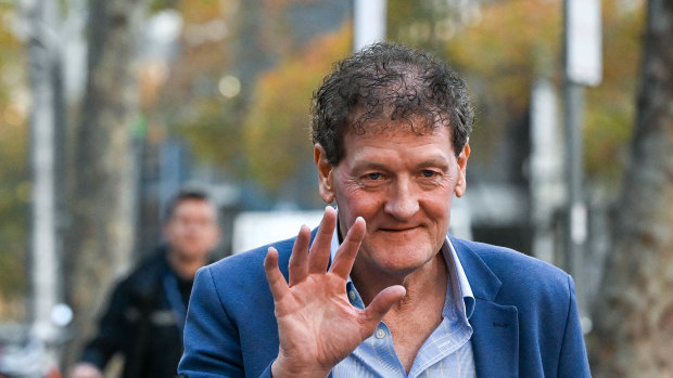 Ricky Nixon during a previous appearance at Melbourne Magistrates’ Court.