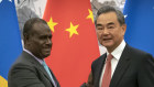 Jeremiah Manele, then Solomon Islands’ foreign minister, and Chinese Foreign Minister Wang Yi.
