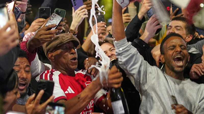 Arsenal secure first English Premier League title in 22 years