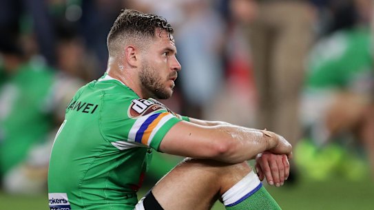 Aidan Sezer comes to terms with defeat in the 2019 grand final. That game still burns the returning halfback.