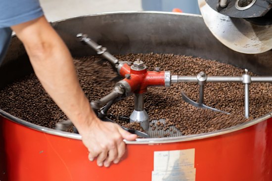 Roasting is done in house at Small Batch.