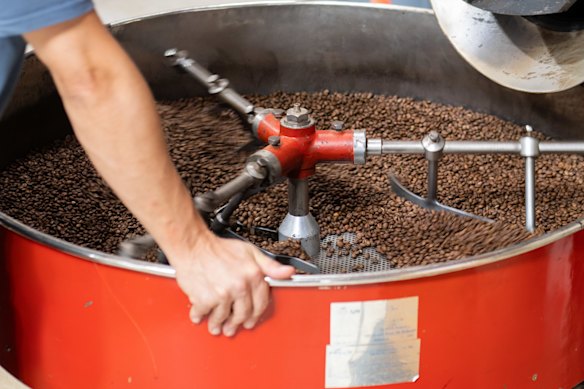 Roasting is done in house at Small Batch.